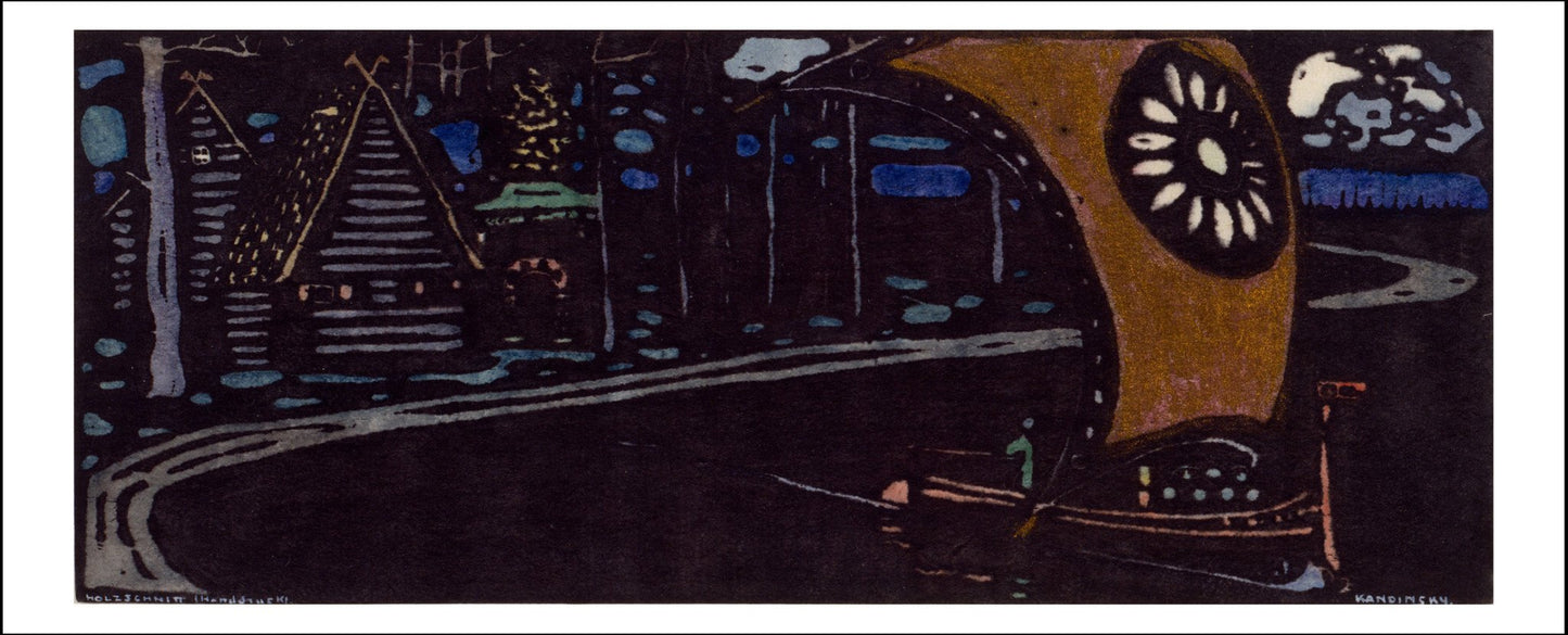 THE GOLDEN SAIL by Wassily Kandinsky, 23x16"( A2 size ) Poster Print