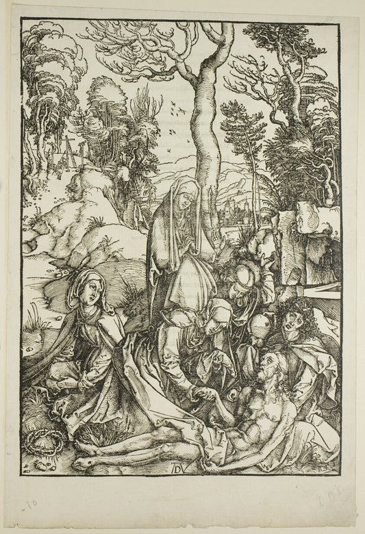 The Lamentation, from The Large Passion by  Albrecht Dürer, 23x16"( A2 size) Poster Print