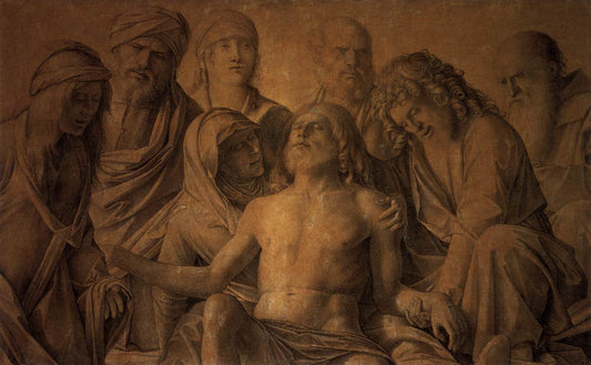 The Lamentation over the Body of Christ, vintage artwork by Giovanni Bellini, A3 (16x12") Poster Print