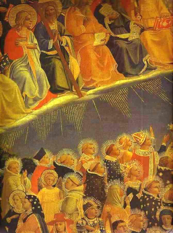 The Last Judgement (detail 1), vintage artwork by Fra Angelico, A3 (16x12") Poster Print
