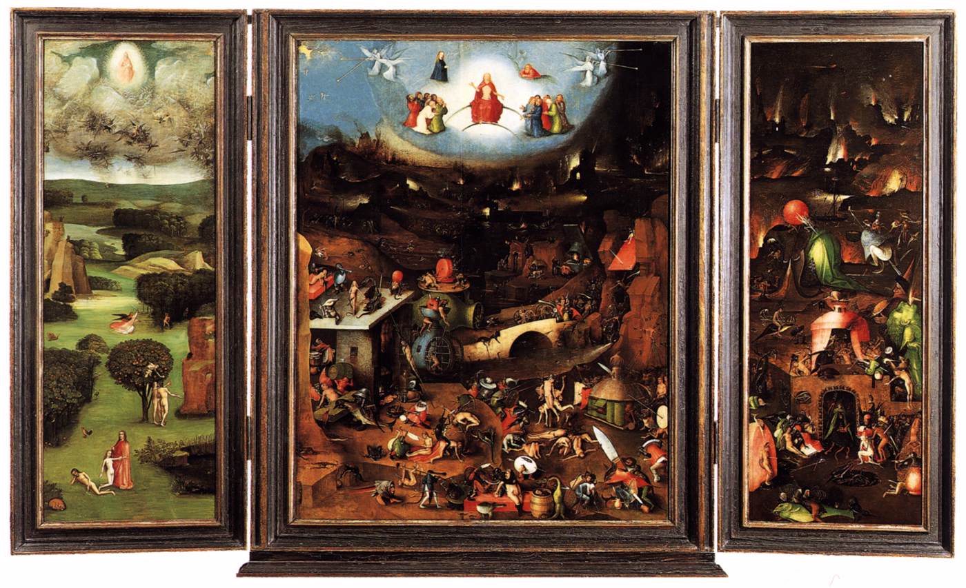 The Last Judgment, vintage artwork by Jheronimus Bosch, A3 (16x12") Poster Print