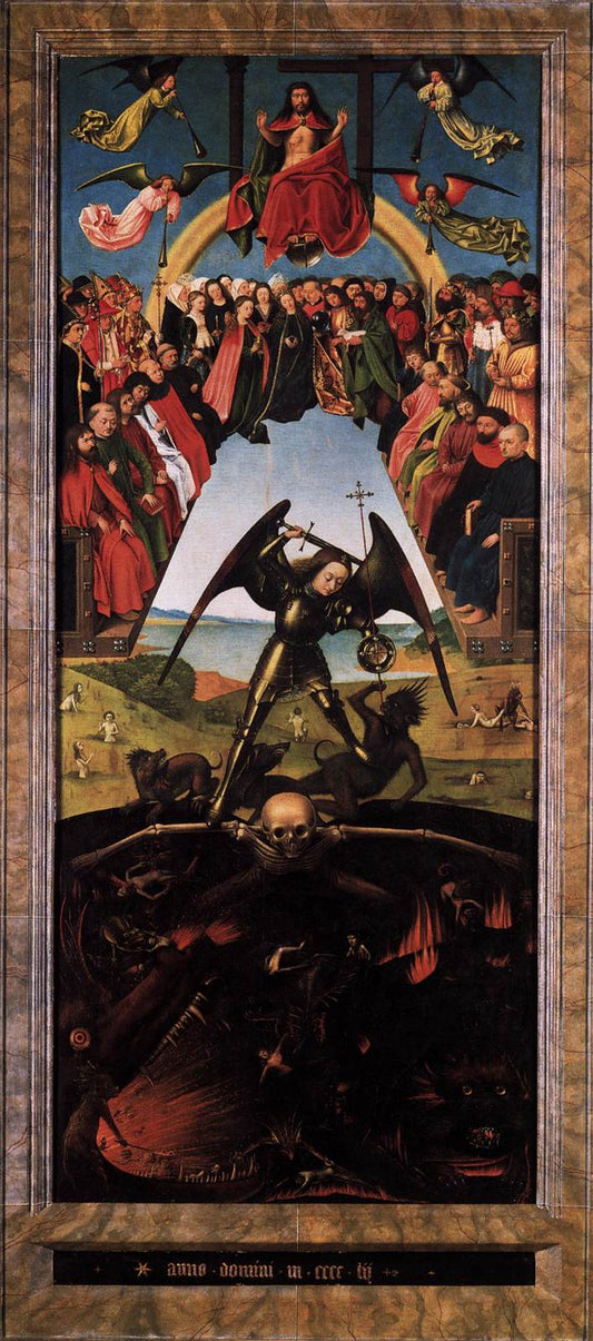 The Last Judgment, vintage artwork by Petrus Christus, A3 (16x12") Poster Print