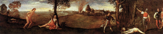 The Legend of Polydorus, vintage artwork by Attributed to Titian, A3 (16x12") Poster Print