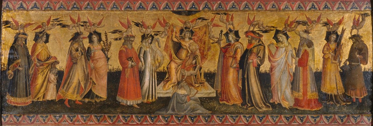 The Liberal Arts, vintage artwork by Giovanni dal Ponte, A3 (16x12") Poster Print