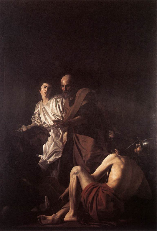 The Liberation of Saint Peter, vintage artwork by Giovanni Battista Caracciolo, 12x8" (A4) Poster