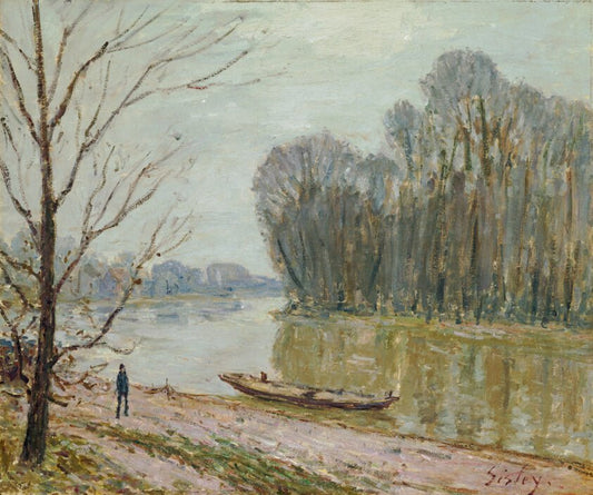The Loire by  Alfred Sisley, 23x16"( A2 size) Poster Print