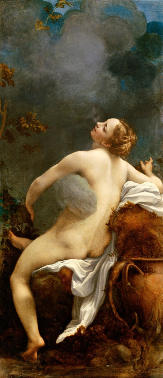 The Loves of Jupiter - Jupiter and Io, vintage artwork by Correggio, A3 (16x12") Poster Print