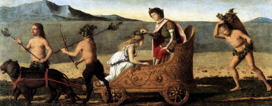 The Marriage of Bacchus and Ariadne, vintage artwork by Cima da Conegliano, A3 (16x12") Poster Print
