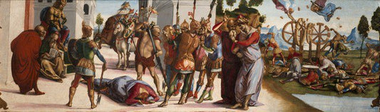 The Martyrdom of Saint Catherine of Alexandria, vintage artwork by Luca Signorelli, A3 (16x12") Poster Print