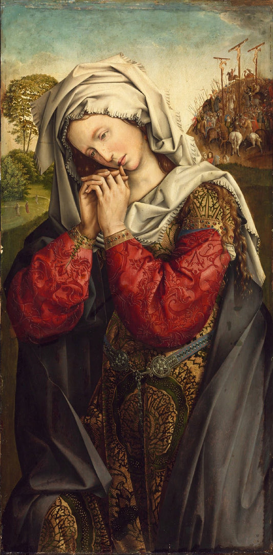 The Mourning Mary Magdalene, vintage artwork by Colijn de Coter, A3 (16x12") Poster Print