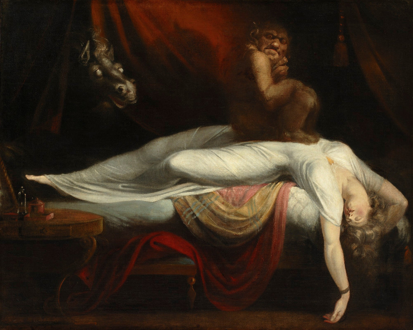 The Nightmare by Henry Fuseli, vintage art, modern poster print