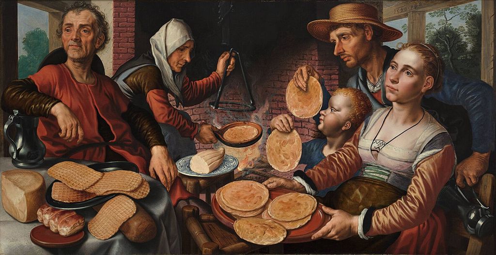 The Pancake Bakery, vintage artwork by Pieter Aertsen, A3 (16x12") Poster Print