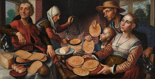 The Pancake Bakery, vintage artwork by Pieter Aertsen, A3 (16x12") Poster Print