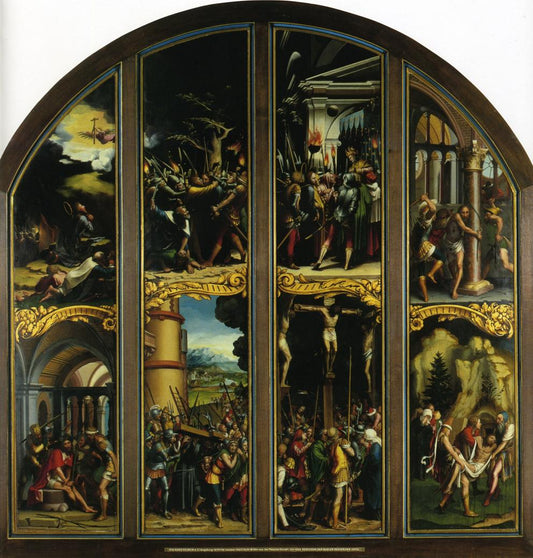 The Passion, vintage artwork by Hans Holbein the Younger, A3 (16x12") Poster Print