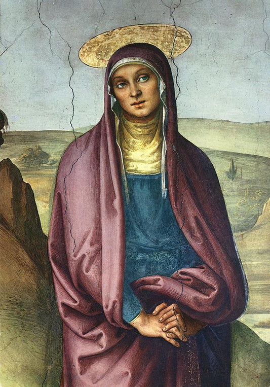 The Pazzi Crucifixion [detail], vintage artwork by Perugino, A3 (16x12") Poster Print