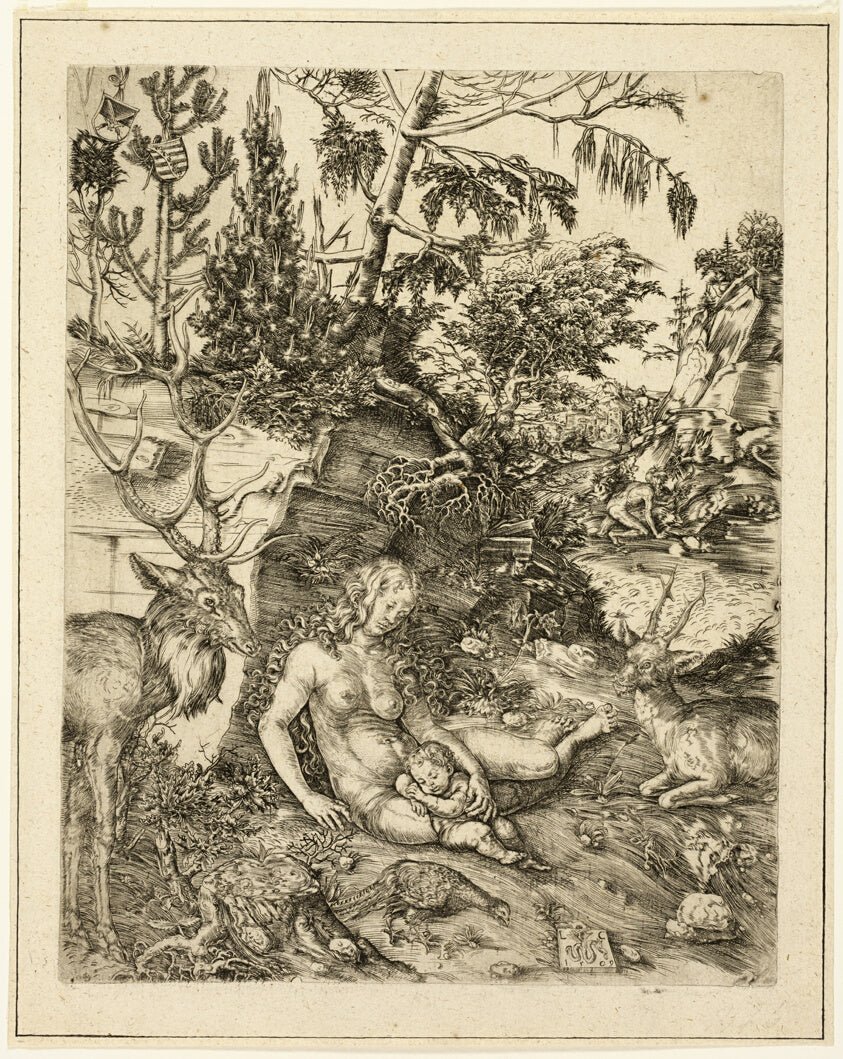 The Penitence of Saint John Chrysostom by  Lucas Cranach the Elder, 23x16"( A2 size) Poster Print