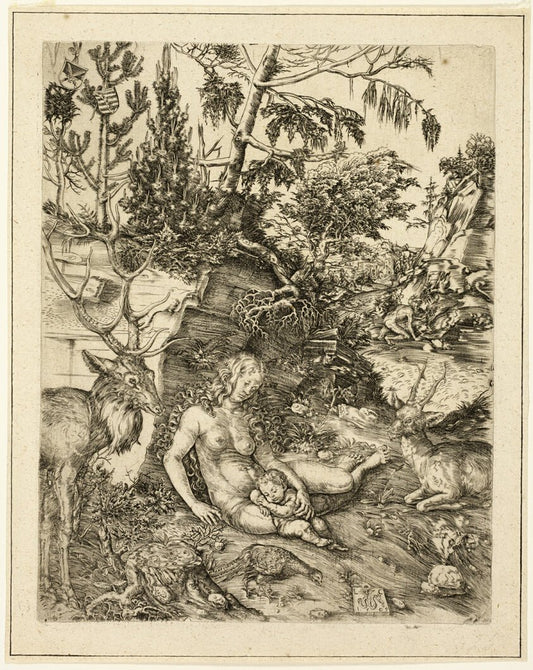 The Penitence of Saint John Chrysostom by  Lucas Cranach the Elder, 23x16"( A2 size) Poster Print