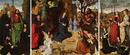 The Portinari Altarpiece, vintage artwork by Hugo van der Goes, A3 (16x12") Poster Print