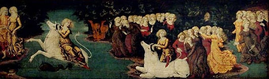 The Raising of Europe, vintage artwork by Liberali di Jacomo da Verona, A3 (16x12") Poster Print