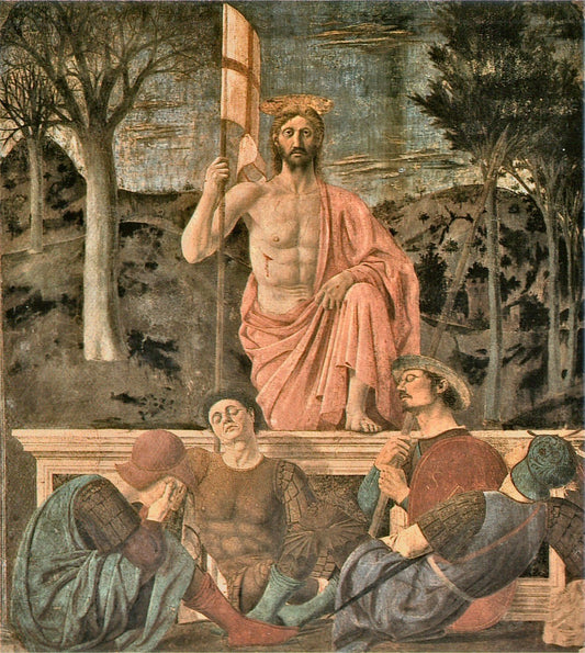 The Resurrection of Jesus Christ, vintage artwork by Piero della Francesca, A3 (16x12") Poster Print