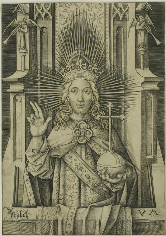 The Saviour by  Israhel van Meckenem, 23x16"( A2 size) Poster Print