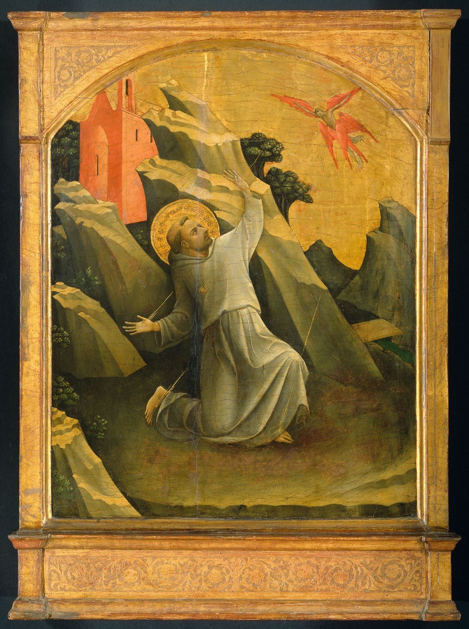 The Stigmatization of Saint Francis, vintage artwork by Lorenzo Monaco ...