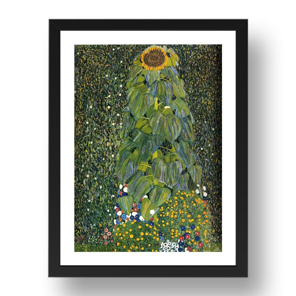 The Sunflower 1906 1907 by Gustav Klimt, 17x13" Frame