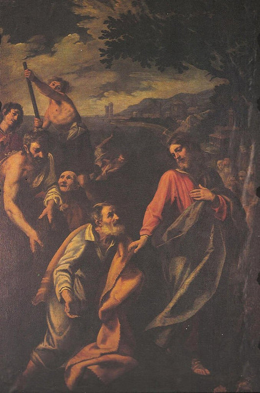 The Third Appearance of Christ to St. Peter, vintage artwork by Lodovico Cardi, A3 (16x12") Poster Print