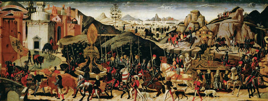 The Triumph of Camillus, vintage artwork by Biagio d'Antonio, A3 (16x12") Poster Print