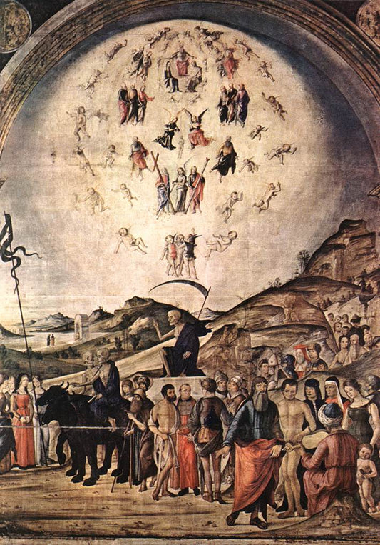 The Triumph over Death, vintage artwork by Lorenzo Costa, A3 (16x12") Poster Print