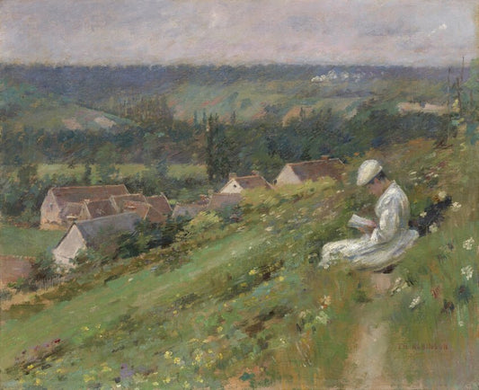 The Valley of Arconville by  Theodore Robinson, 23x16"( A2 size) Poster Print