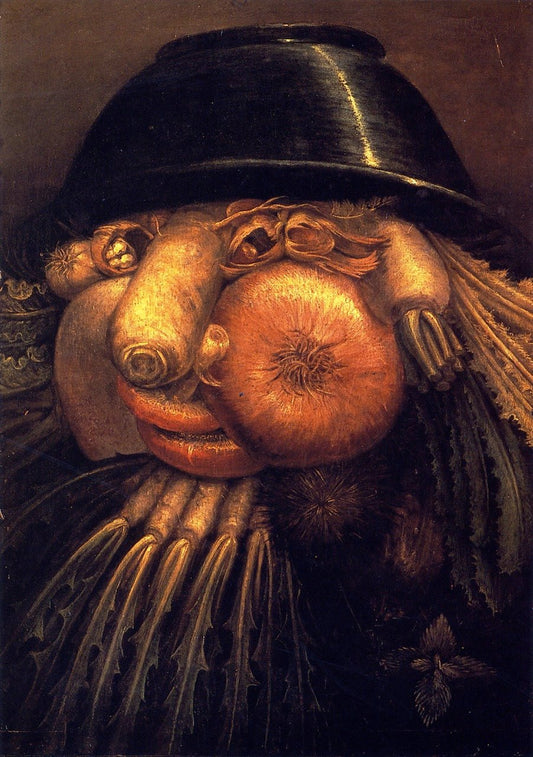 The Vegetable Gardener, vintage artwork by Giuseppe Arcimboldo, 12x8" (A4) Poster