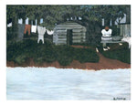 the wash 1940 by Horace Pippin, Classic African American artwork, 16x12" (A3) Poster Print