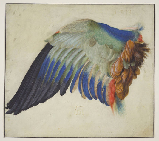 The Wing, vintage artwork by Hans Hoffmann, A3 (16x12") Poster Print