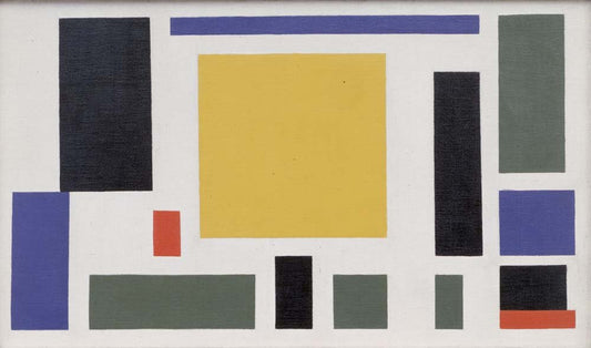 Theo van Doesburg - Composition VIII, vintage art, modern poster print