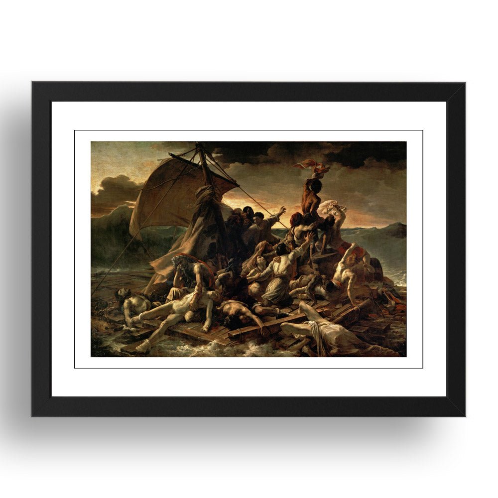 Théodore Géricault - The Mad Woman [1822], vintage art, A3 (16x12") Poster Print