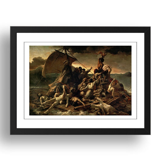 Théodore Géricault - The Mad Woman [1822], vintage art, A3 (16x12") Poster Print