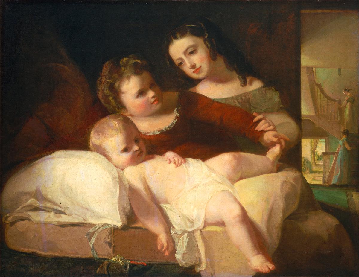 Thomas Sully:The David Children,16x12"(A3) Poster