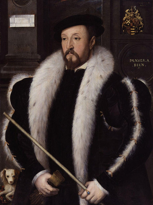 Thomas Wentworth, 1st Baron Wentworth, vintage artwork by British School 16th Century - Unknown, A3 (16x12") Poster Print