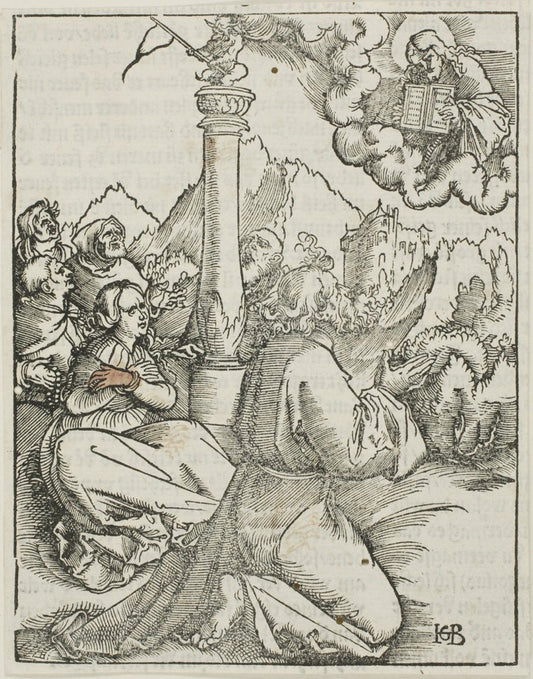 Thou Shalt Have No Other Gods before Me, from the Ten Commandments by  Hans Baldung Grien, 23x16"( A2 size) Poster Print