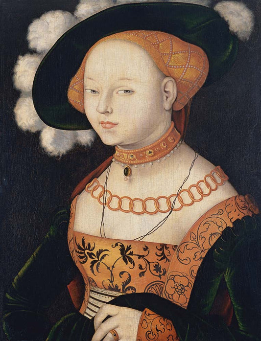 portrait of a lady by Hans Baldung Grien, 12x8" (A4) Poster