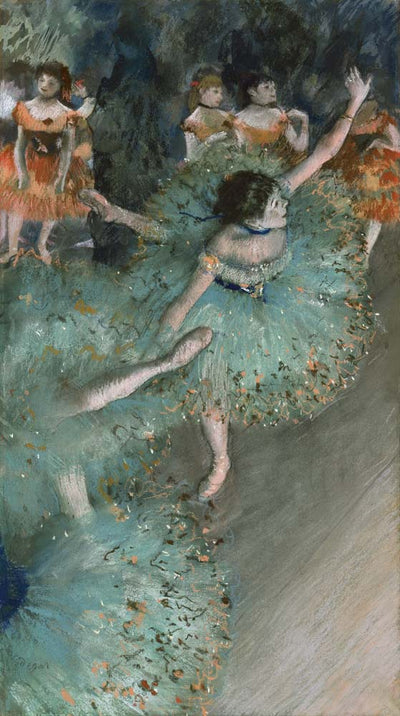 swaying dancer by Edgar Degas, 1877-1879 , 12x8" (A4) Poster