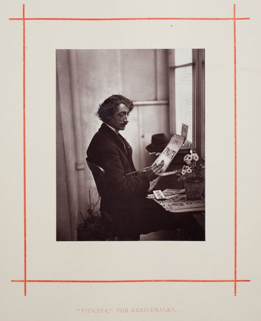 Tickets the Card-Dealer by  John Thomson,23x16"( A2 size ) Poster Print