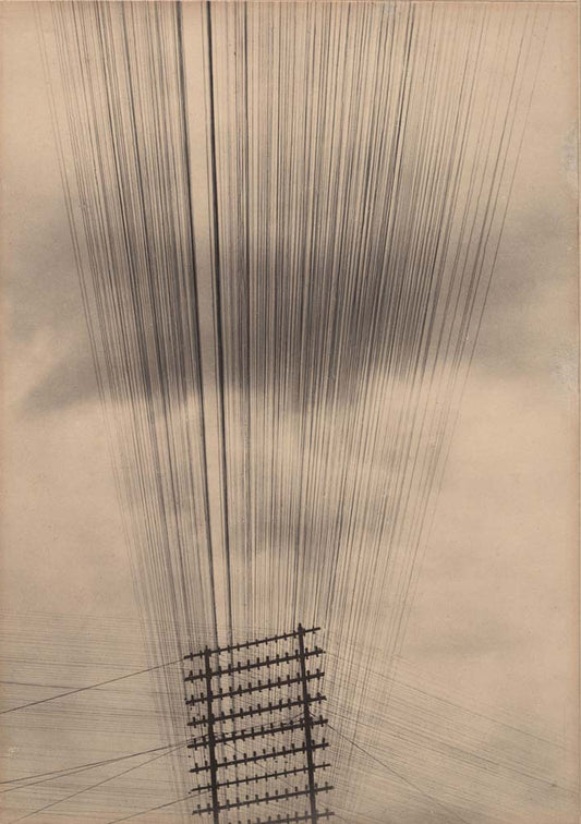Tina Modotti - Telegraph Wires, vintage historic photograph, modern poster print