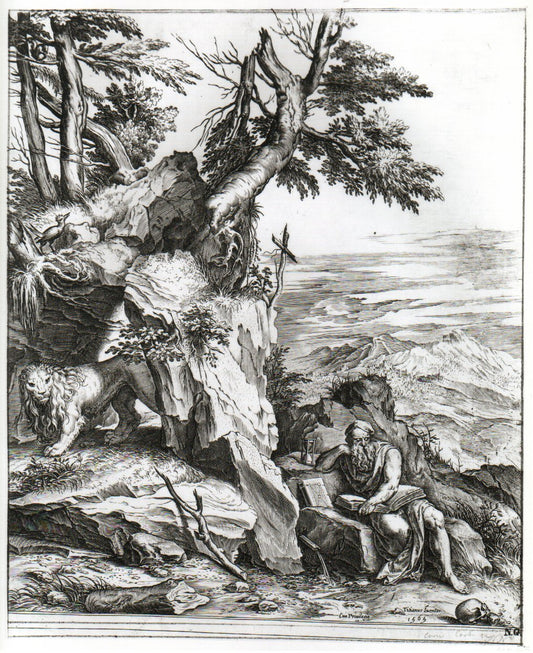 Titianus, vintage artwork by Cornelis Cort, A3 (16x12") Poster Print