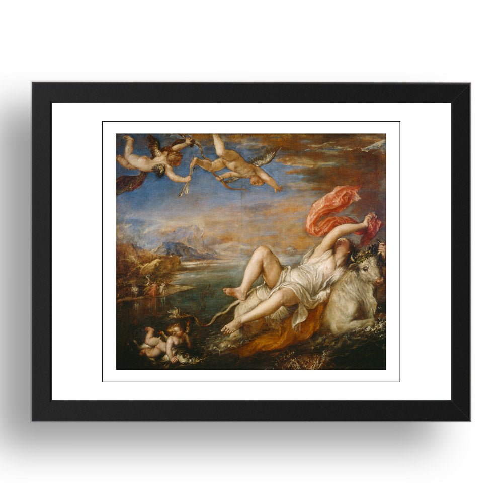 Tiziano Vecelli - (Titian)Bacchus And Ariadne [1553], vintage art, A3 (16x12") Poster Print