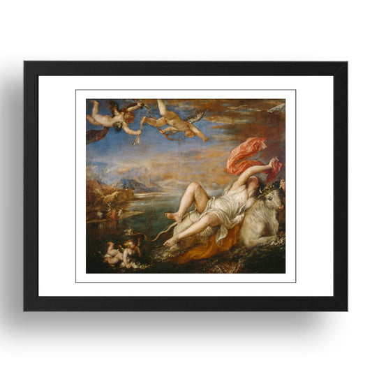 Tiziano Vecelli - (Titian)Bacchus And Ariadne [1553], vintage art, A3 (16x12") Poster Print