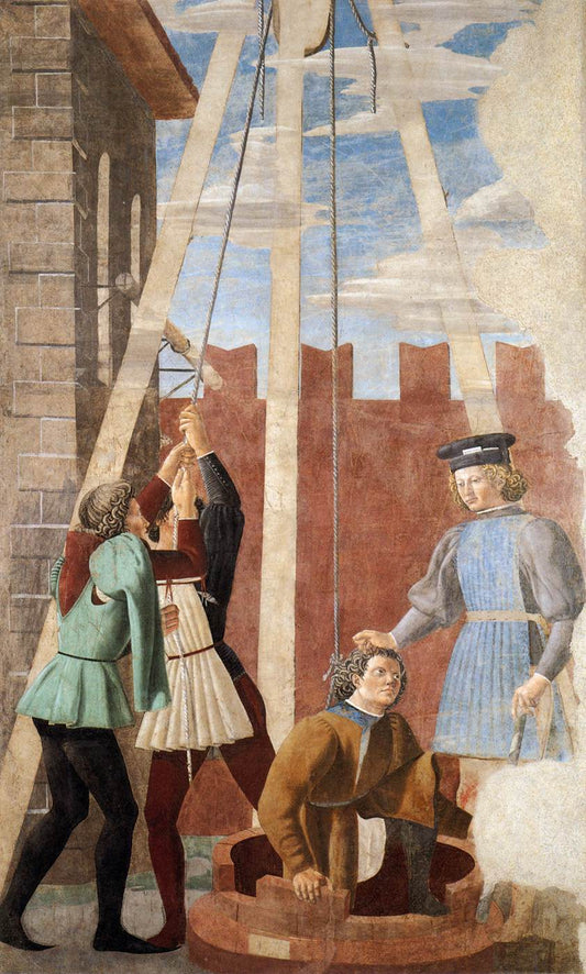Torture of the Jew, vintage artwork by Piero della Francesca, A3 (16x12") Poster Print