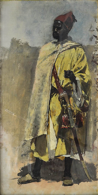 Edwin Lord Weeks:Moorish Guard c1878-16x12"(A3) Poster