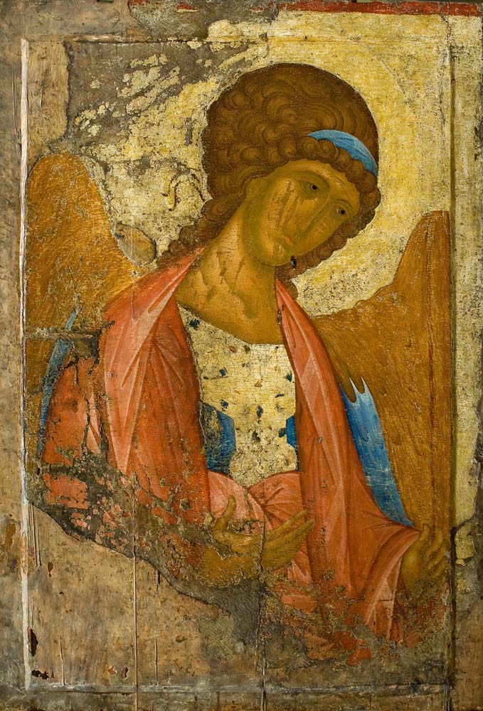 archangel michael from the Deisus by A. Rublev, 12x8" (A4) Poster